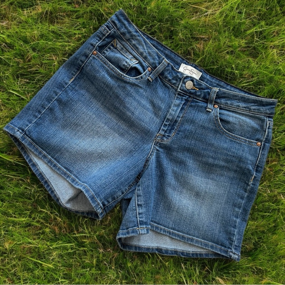 Jessica Simpson Blue Jean Shorts